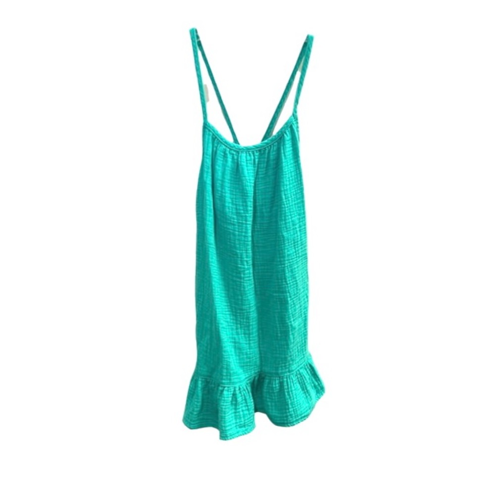 Cat & Jack green summer dress 6 6X small